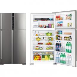 HITACHI-R-V600-PWX-ตู้เย็น-2-ประตู-21-2Q-สีบริลเลียนท์-ซิลเวอร์